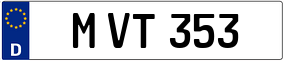 Truck License Plate